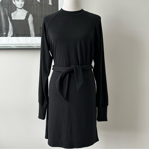 Steve Madden Jersey Knit Tie Dress - Picture 2 of 10